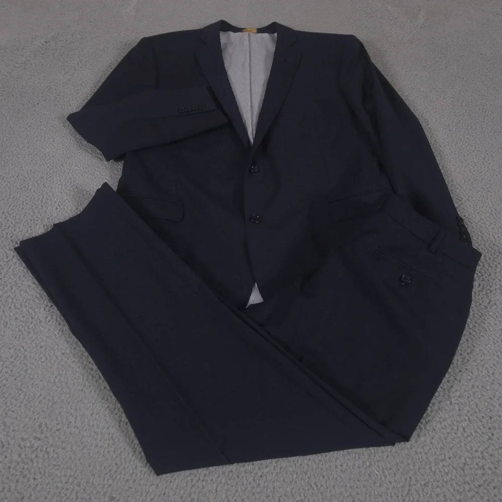 Brooks Brothers 2-Piece Suit Mens 46 Long Pants 38x32 Explorer Regent Fit Wool
